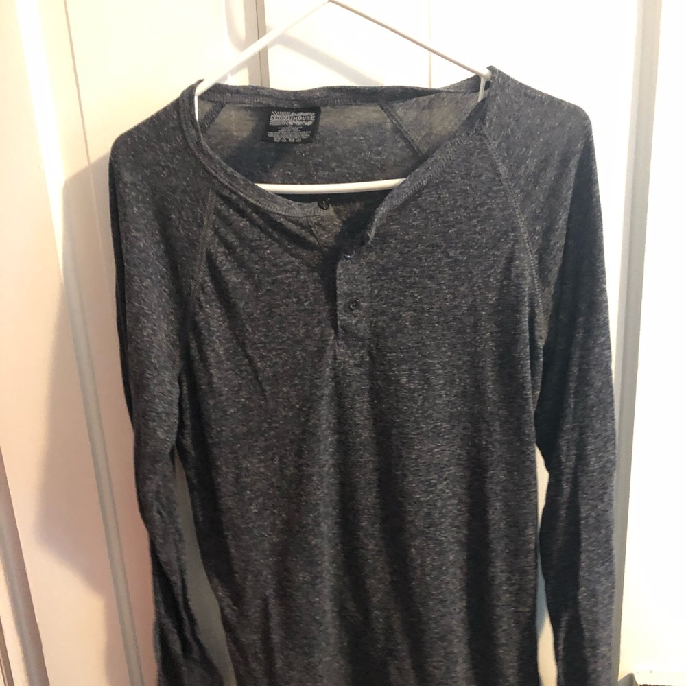 Shouthouse Grey Henley